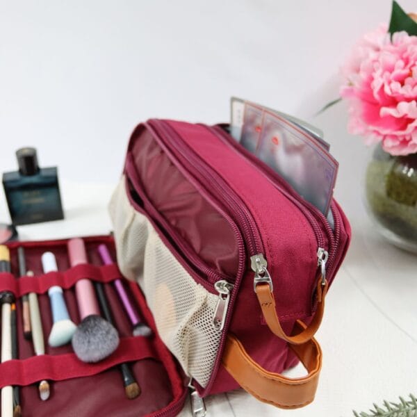 Wanderlust Toiletry Bag - Royal Fuchsia - Image 6