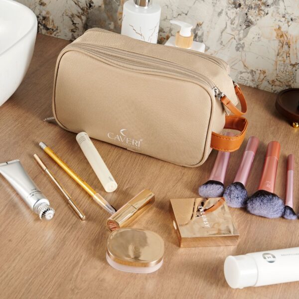 Wanderlust Toiletry Bag - Sand - Image 2