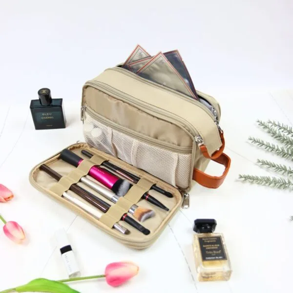 Wanderlust Toiletry Bag - Sand - Image 10