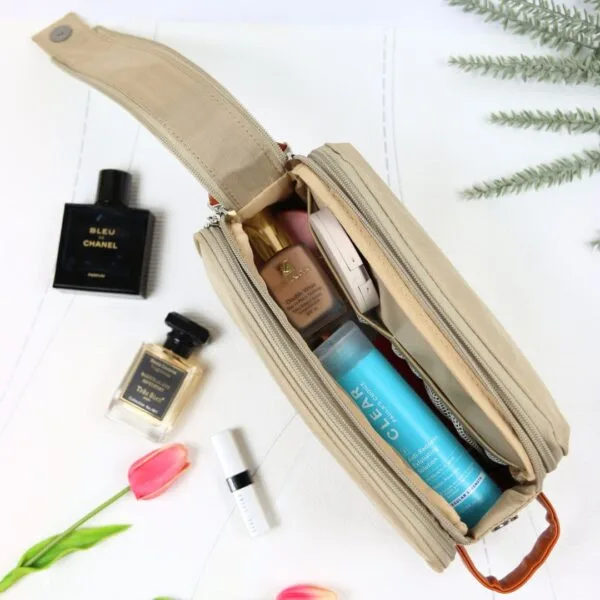 Wanderlust Toiletry Bag - Sand - Image 12