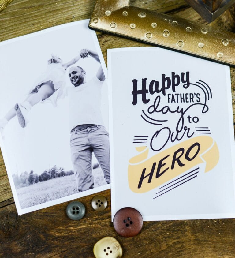 A handwritten Father’s Day card addressed to Dad, symbolizing a personal and heartfelt gift expressing love and appreciation.